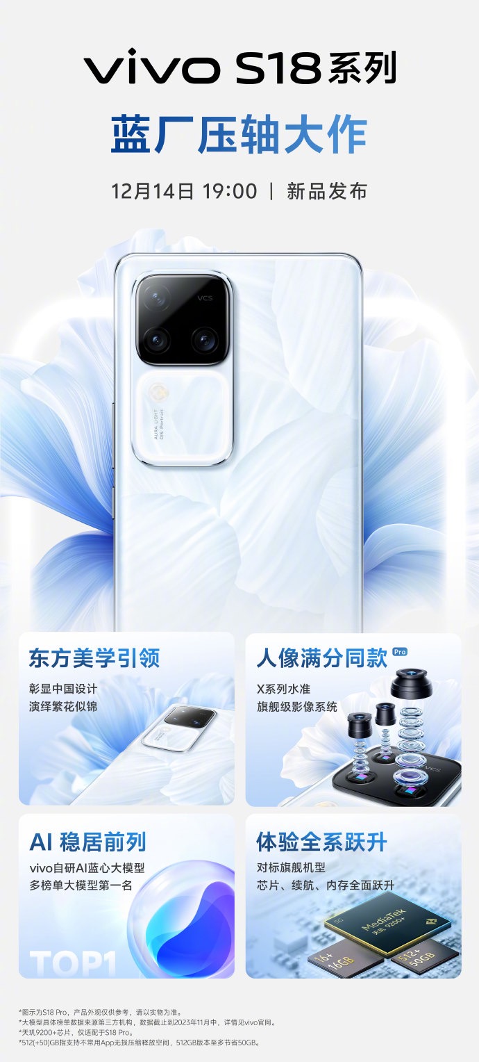 “旗舰级人像满分同款”vivo S18系列定义影棚级人像新标准(图6)